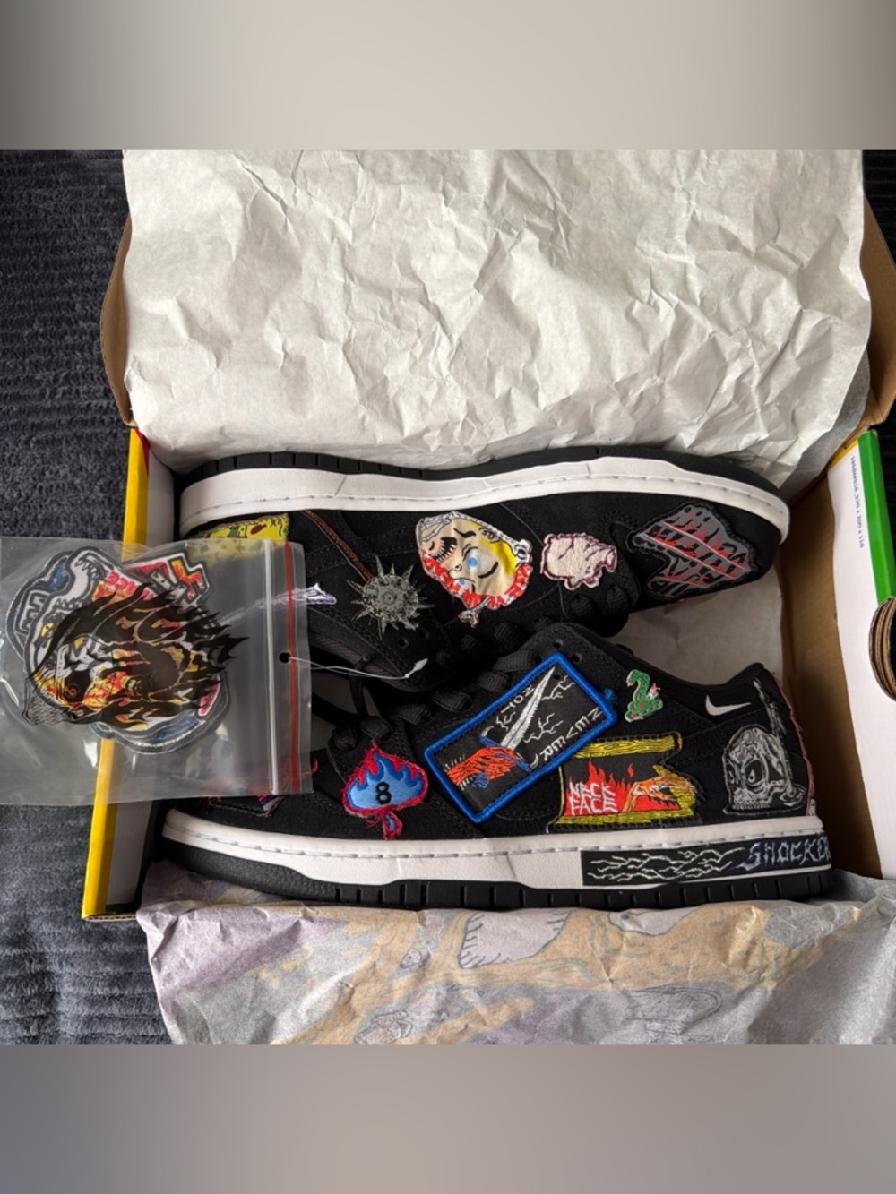 Nike SB Dunk Low Pro QS "Neckface" Size 9 DS